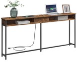Narrow Console Table - 70.9 Inch Sofa Table With 2 Outlet And 2 Usb Port... - $185.99