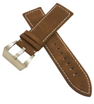24mm Genuine Leather Watch Band Strap Fits CITIZEN H800 S081157 L BR Pin - £11.99 GBP