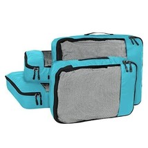 Packing Cubes Travel Pouch Bag, Clothes Organiser Set of 4(2 Large, 2 Medium) - - £33.51 GBP