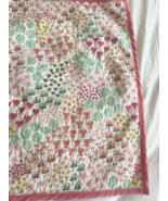 Pillowfort Pillow Sham Cover (1) Pink White Mint Green Floral Cotton Kid... - €16,50 EUR