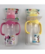 Disney Baby Medium Flow Feeding Bottle Handles Minnie Mickey Mouse Pair ... - $23.01 CAD