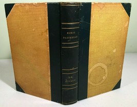 1958 book Doctor Zhivago by PASTERNAK, Danish text, half leather binding, - £94.90 GBP