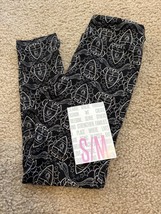 LuLaRoe kids S/M Multi novelty space print New leggings 2-8 NWT Small Me... - $14.01