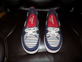 Grasshopper Shoes EF57900 Windham Navy/Red Size 5M Women&#39;s EUC - £26.25 GBP