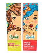 Rude Cosmetics Makeup Primer Spray &amp; Radiant Lasting Makeup Mist - 2oz Each - $376.14 MXN