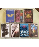 Lot (7) AEROSMITH Cassette Tapes:  Done with Mirrors, Permanent Vacation... - £27.33 GBP