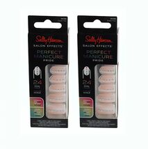 Sally Hansen 2 Pack Salon Effects Perfect Manicure Pride 0V752 Queer Tips - $13.82 CAD