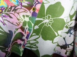 Robert Graham Honolulu  Hawaiian Floral Embroidered Short Sleeve Size Large image 6