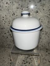 Dansk Christianhavn Blue/White  Sugar Bowl With Lid Vintage pre Owned - $19.52