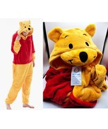 Winnie the Pooh Unisex Adult 1 piece Plush Cosplay Halloween Costume COS... - £31.35 GBP