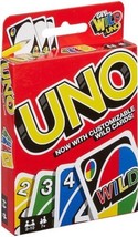 Mattel Uno Card Game with Customizable Wild Cards - £7.07 GBP