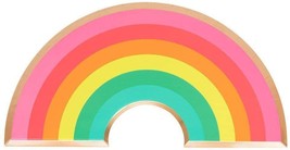 Oh Happy Day Paper Plates 11 Pack Gold Foiled Edge Rainbow Themed Party Plates - £9.73 GBP