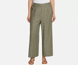 Ella Moss Ladies&#39; Size XL (16-18) Linen Blend Wide Leg Pant, Green - £13.44 GBP