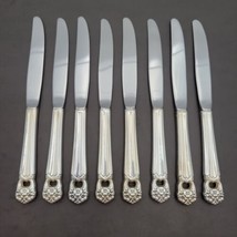 1847 Rogers Bros IS ETERNALLY YOURS Silverplate 8 Hollow Dinner Knives - $34.93