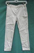 JCrew Crewcuts Chino Pants Khaki Boys 10 Stretch Cotton Adjustable Waist - £13.39 GBP