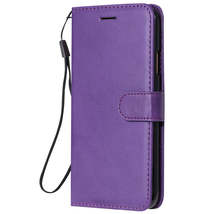 Anymob Huawei Y5 2019 Case Purple Leather Cover Flip Wallet - £23.04 GBP