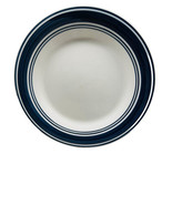 Mainstays Casual Banded Cobalt Blue Stoneware Dinner Plate 10”-Scratches Noted - £10.62 GBP