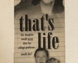 That’s Life Tv Guide Print Ad Heather Paige Kent Paul Sorvino Dan Cortès... - $5.93