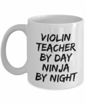 Violon Teacher By Day Ninja By Night Mug Funny Gift Idea For Novelty Gag... - £13.42 GBP+