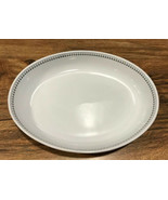 Vtg US AIRWAYS First Class Oval Dish 6 7/8&quot; x 5 3/8&quot; Plate Black &amp; White... - €11,12 EUR