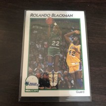 1991-1992 McDonald&#39;s NBA Hoops Rolando Blackman #9 Dallas Mavericks Card - $1.25