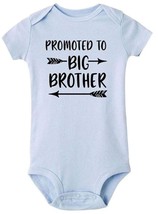 Baby Boy Promoted to Big Brother Onesie Romper - £12.06 GBP