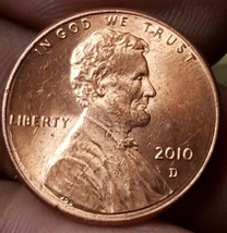 2010 D Lincoln Shield Cent Penny. Free Shipping  - £2.36 GBP