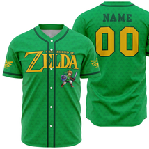 Custom Baseball Jersey Legend Of Zelda Korok Unisex Shirt Birthday Gifts - £17.82 GBP+