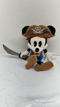 Disney Mickey Mouse Pirates of the Caribbean 10&quot; Plush with Cutlass - £11.82 GBP
