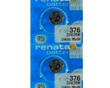 Renata 376 SR626W Batteries - 1.55V Silver Oxide 376 Watch Battery (10 C... - £3.89 GBP+