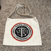 Patagonia x Great Pacific Iron Workers Canvas Crossbody Tote Bag Rare - $73.26