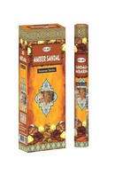 Dart Amber Sandal Incense Sticks Natural Rolled Fragrance Agarbatti 120 Sticks - £13.85 GBP