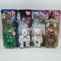 McDonalds TY  Beanie Babies Bears set of 4   Errors on tag 1993 and OAKBROOK - £39.90 GBP