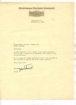 Onondaga Pottery Signed Letter Syracuse China New York 1938 - $17.82