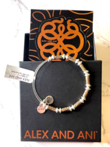 Alex and Ani Quill Two-Tone Bangle NWT, Card, and Box (AABox50) - $22.24