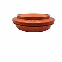 Vintage Tupperware #1253 Orange Seal N Serve Bowl Container W/ Lid - $7.27