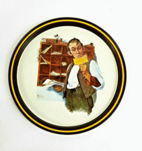 Vintage Norman Rockwell Country Postman Postal Collector’s Tray 1976 Ltd Edition - £6.00 GBP