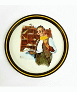 Vintage Norman Rockwell Country Postman Postal Collector’s Tray 1976 Ltd... - £6.02 GBP