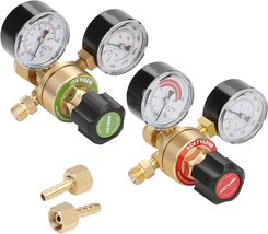 Acetylene Regulators Set for Torch Cutting, Welding Gas Gauges Dual Pack... - £98.32 GBP