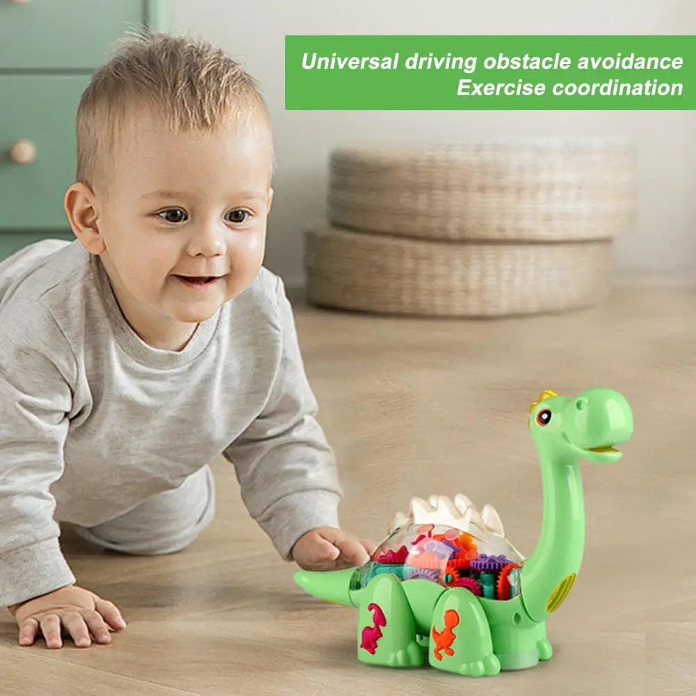 Dinosaur Toy for Crawling Walking Practice Universal Gear Dinosaur Toy for - £14.20 GBP