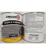 (2 Ct) Zinsser Stain &amp; Varnish Weathered Grey Semi-Gloss Interior 946 mL - $47.52 CAD