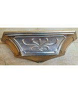 Syroco Inc Gold Tone Large Hanging Wall Pocket Planter 4442 Hollywood Re... - $70.70 CAD