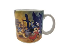Vintage Disney Mickey Mouse Fantasia Sorcerers Apprentice Ceramic Mug Japan - £15.48 GBP