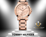 Tommy Hilfilger Rose Dial Damenuhr aus rosévergoldetem Edelstahl 1781396 - $119.89