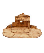 Wooden Stable for Nativity Scene Set Church Supplies, Religious Catholic... - $3,476.91 MXN