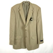 NWT Mens Size 48 Long 48L Joseph &amp; Feiss Solid Color Herringbone Blazer Jacket - £31.29 GBP