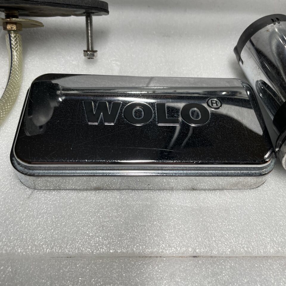 WOLO 120 Decibel Big Rig Powerhouse Chrome Plated Roof Mount Air Horn