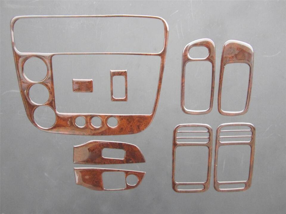 2001-2004 Honda Civic Coupe 2 Door Regal Burlwood 9 Pcs Dash Trim Overla... - $29.69