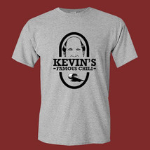 Kevin&#39;s Famous Chili The Office TV Show Men&#39;s Grey T-Shirt Size S-5XL - £11.05 GBP+