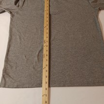 Puritan PM39502 Mens Gray Heather Cotton Blend Henley Long Sleeve Shirt S(34-36) image 12